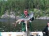 Thordes vom Deutschen Hechtangler Club beim Testfischen im Steinsfjord/Tyrifjord